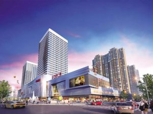 蚌埠萬(wàn)達(dá)廣場(chǎng)樓梯欄桿、百葉窗定制