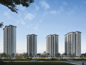 杭州龍湖天璞小區項目定制百葉窗、樓梯欄桿產品