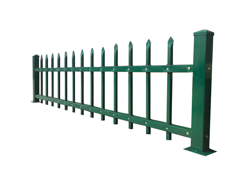尖頭草坪鋅鋼圍欄圖片