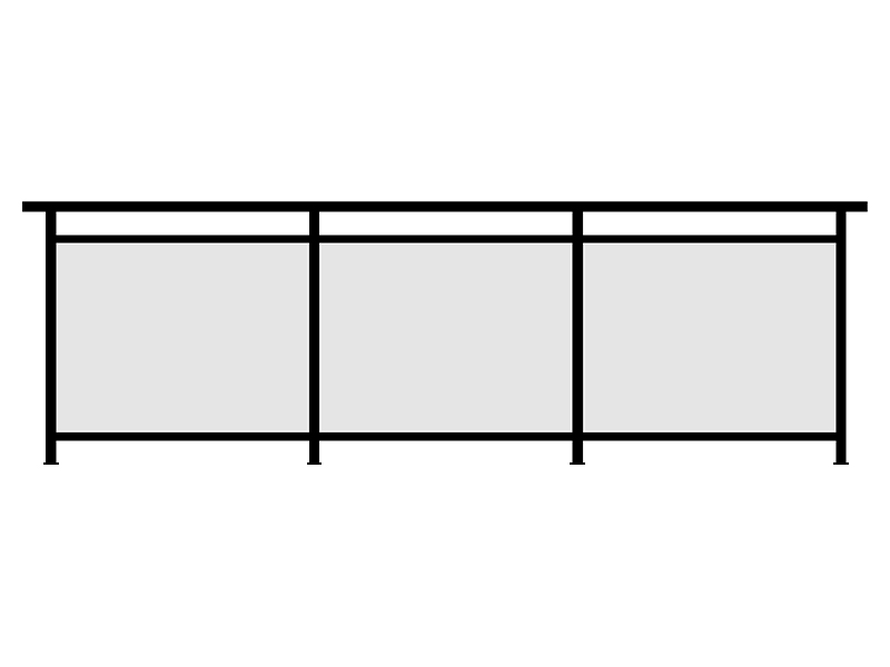 鋅鋼玻璃護(hù)欄5